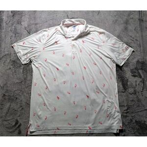 Johnnie O Feather Weight Short Sleeve Polo Shirt Men's Size XL
